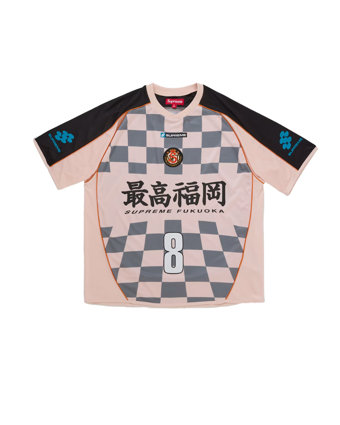 SUPREME CHECKERBOARD SOCCER JERSEY