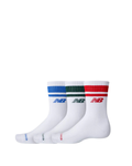 NEW BALANCE  EVERYDAY STRIPE MIDCALF 3 PACK