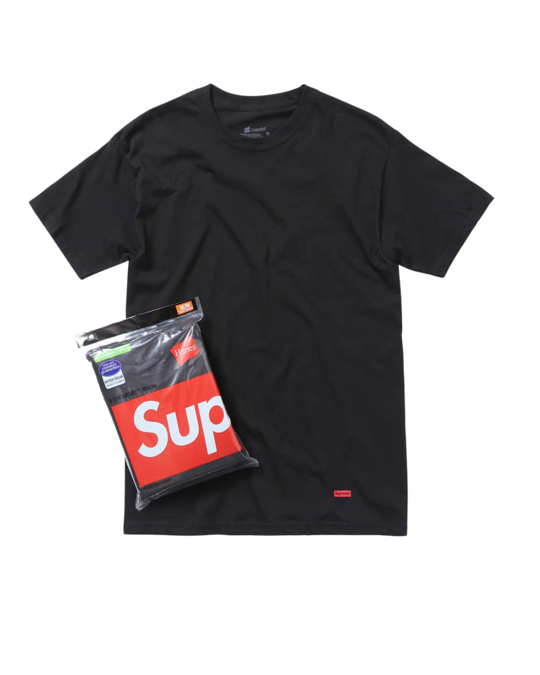 SUPREME TAGLESS TEES HANES