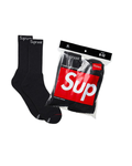SUPREME CREW SOCKS  HANES
