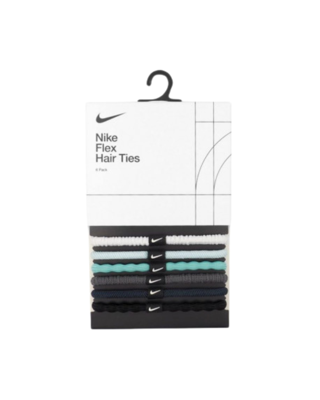 NIKE FLEX HAIR TIE 6 PACK